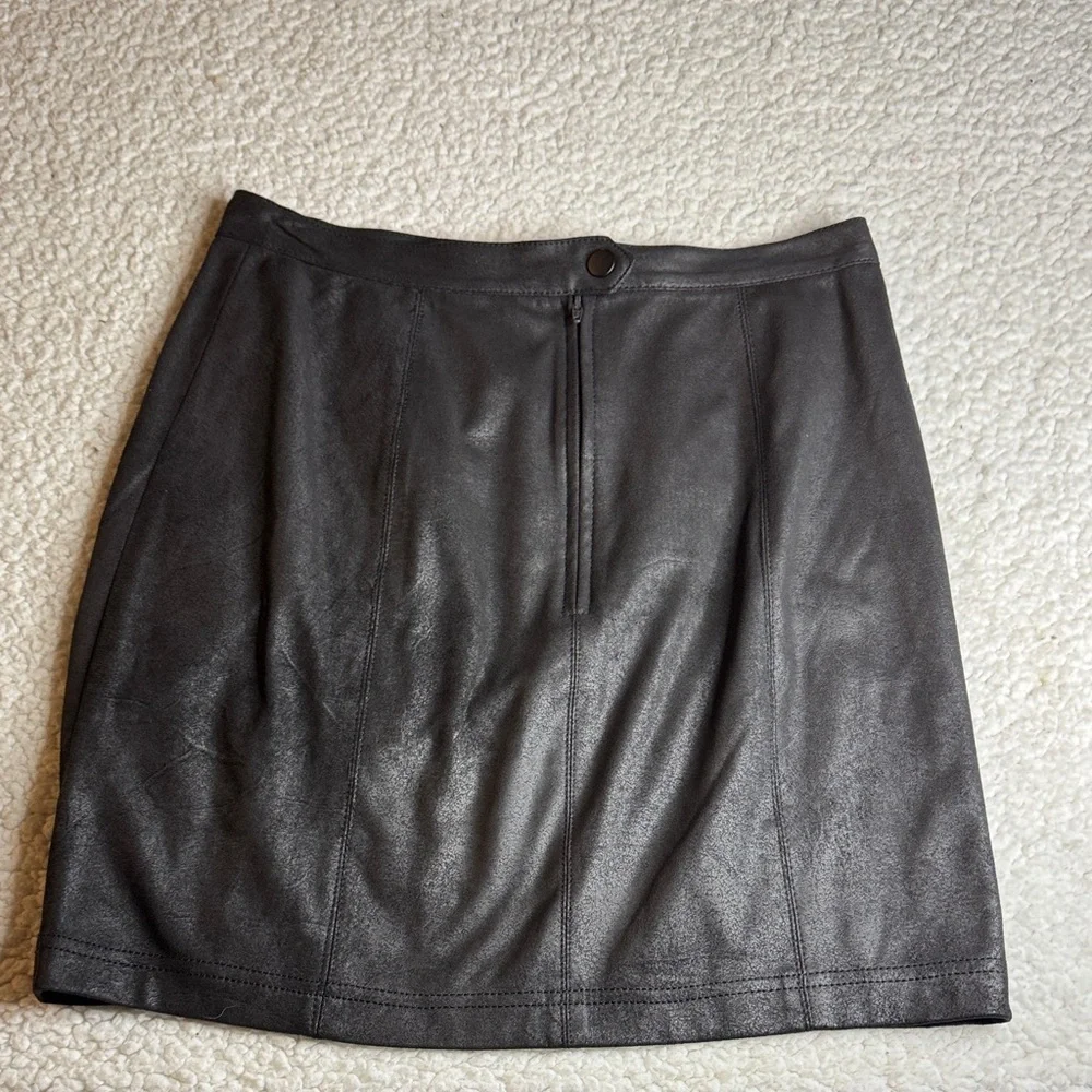 Free People Black Mini Skirt